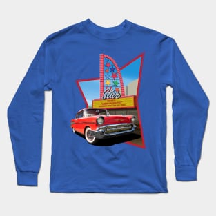 57 Chevy at the movies Long Sleeve T-Shirt